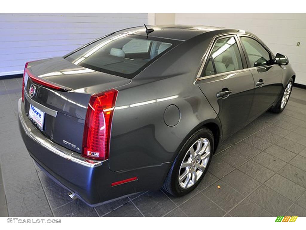 Thunder Gray Chromaflair 2008 Cadillac CTS 4 AWD Sedan Exterior Photo #40755207
