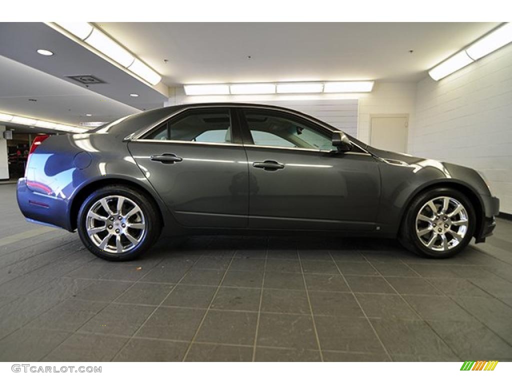 Thunder Gray Chromaflair 2008 Cadillac CTS 4 AWD Sedan Exterior Photo #40755211