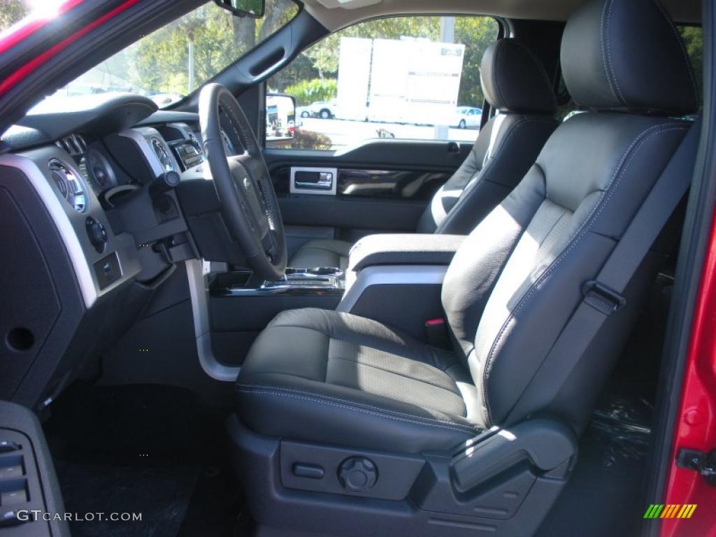 2010 F150 FX2 SuperCrew - Vermillion Red / Black photo #5