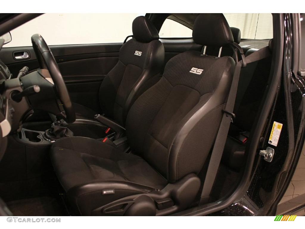 Ebony/Ebony Interior 2008 Chevrolet Cobalt SS Coupe Photo #40758459