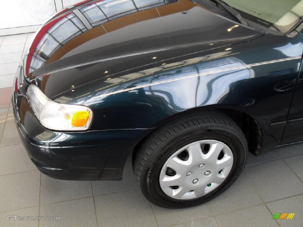 1999 Corolla CE - Dark Emerald Pearl / Light Charcoal photo #2