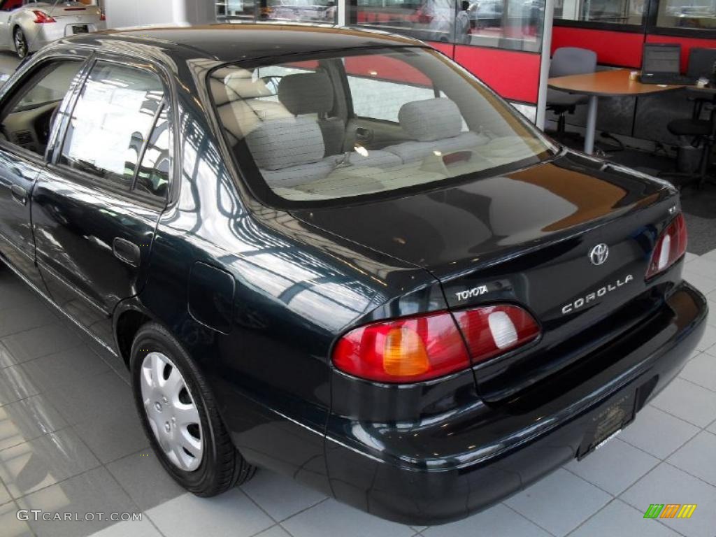 1999 Corolla CE - Dark Emerald Pearl / Light Charcoal photo #5