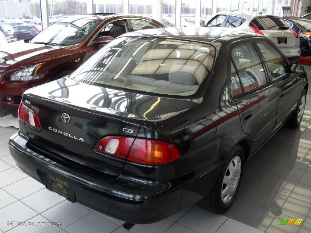 1999 Corolla CE - Dark Emerald Pearl / Light Charcoal photo #6