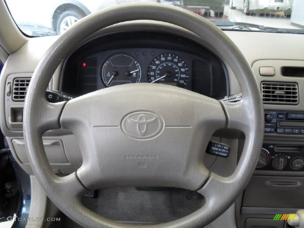 1999 Corolla CE - Dark Emerald Pearl / Light Charcoal photo #23