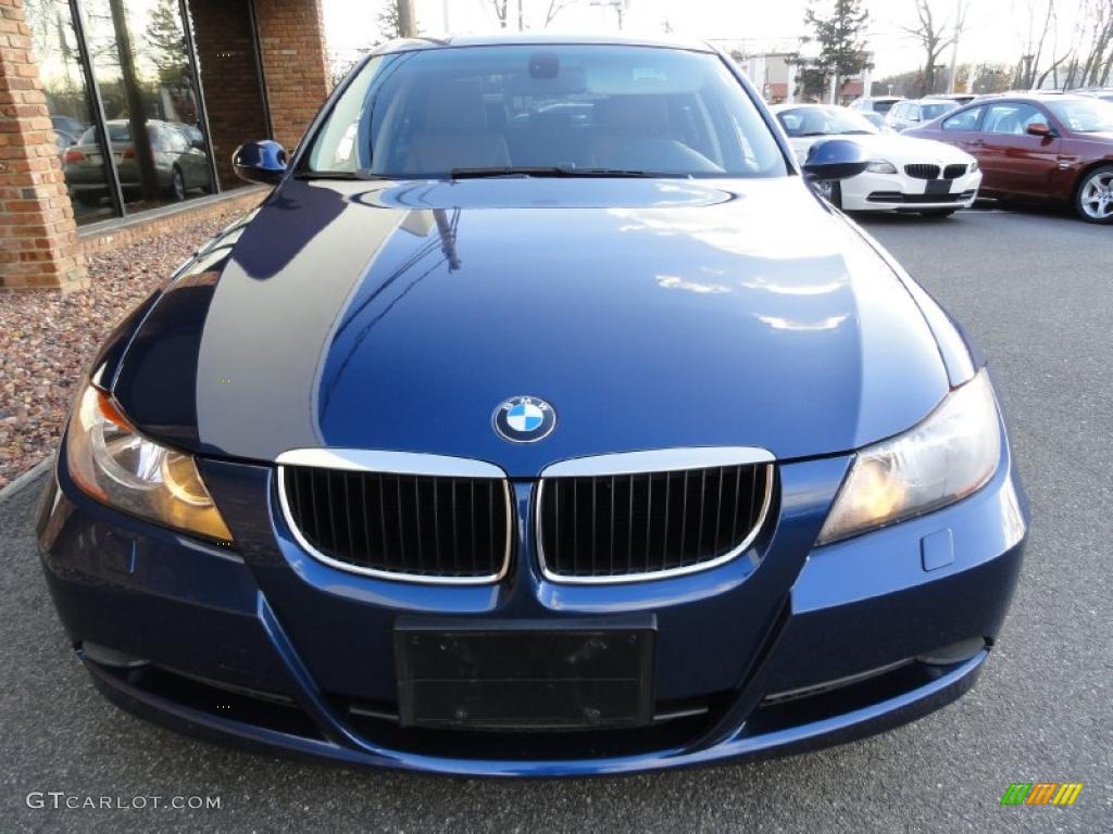 2006 3 Series 325xi Sedan - Mystic Blue Metallic / Terra/Black Dakota Leather photo #2