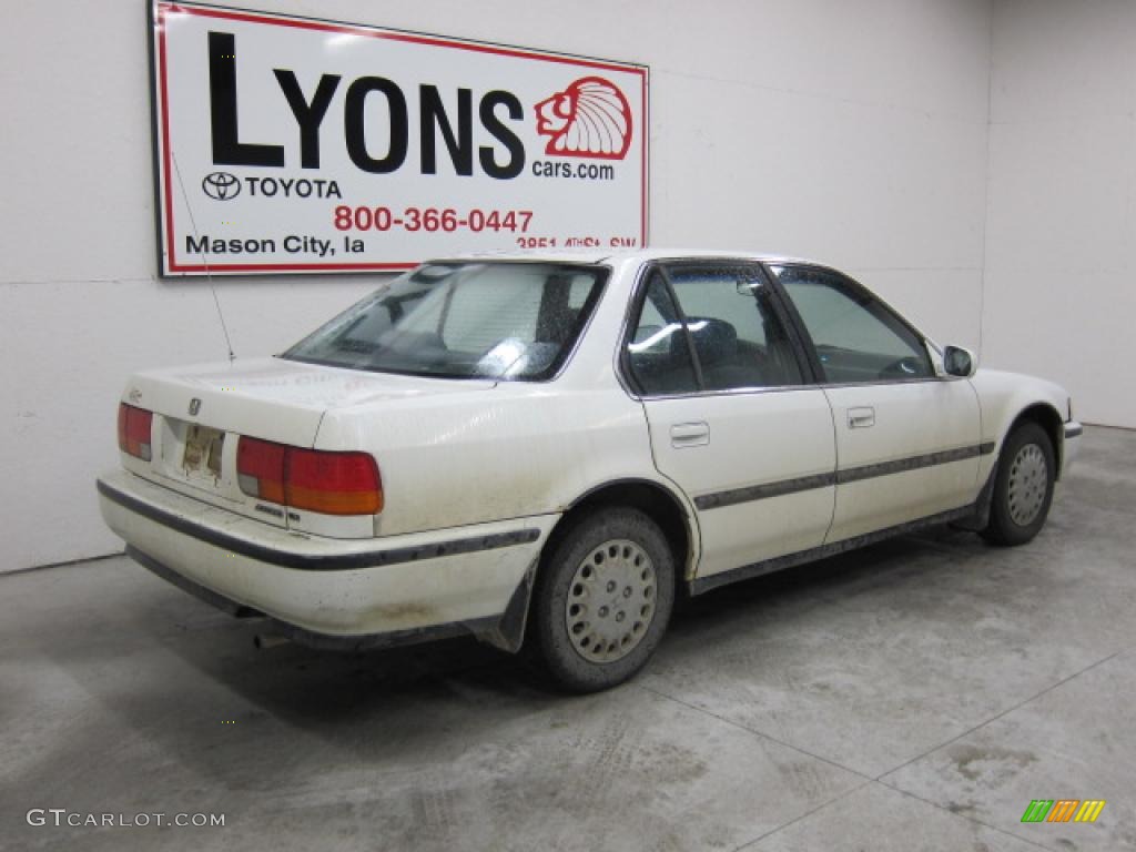 1992 Accord LX Sedan - Frost White / Gray photo #18
