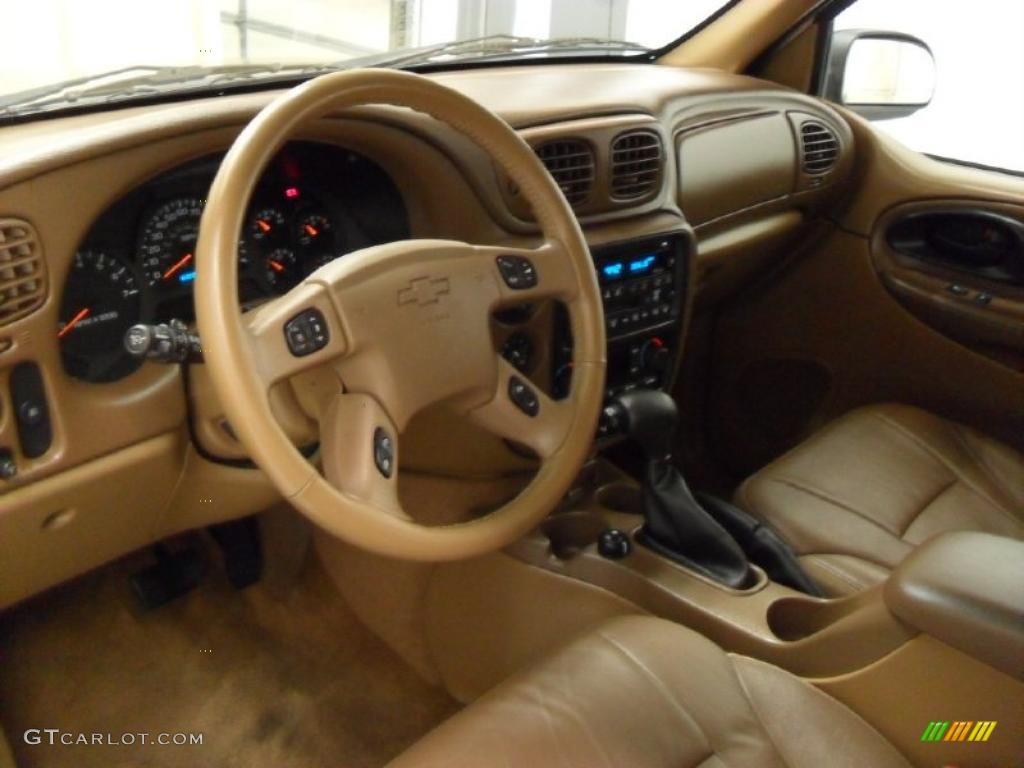 Medium Oak Interior 2002 Chevrolet Trailblazer Ext Lt 4x4