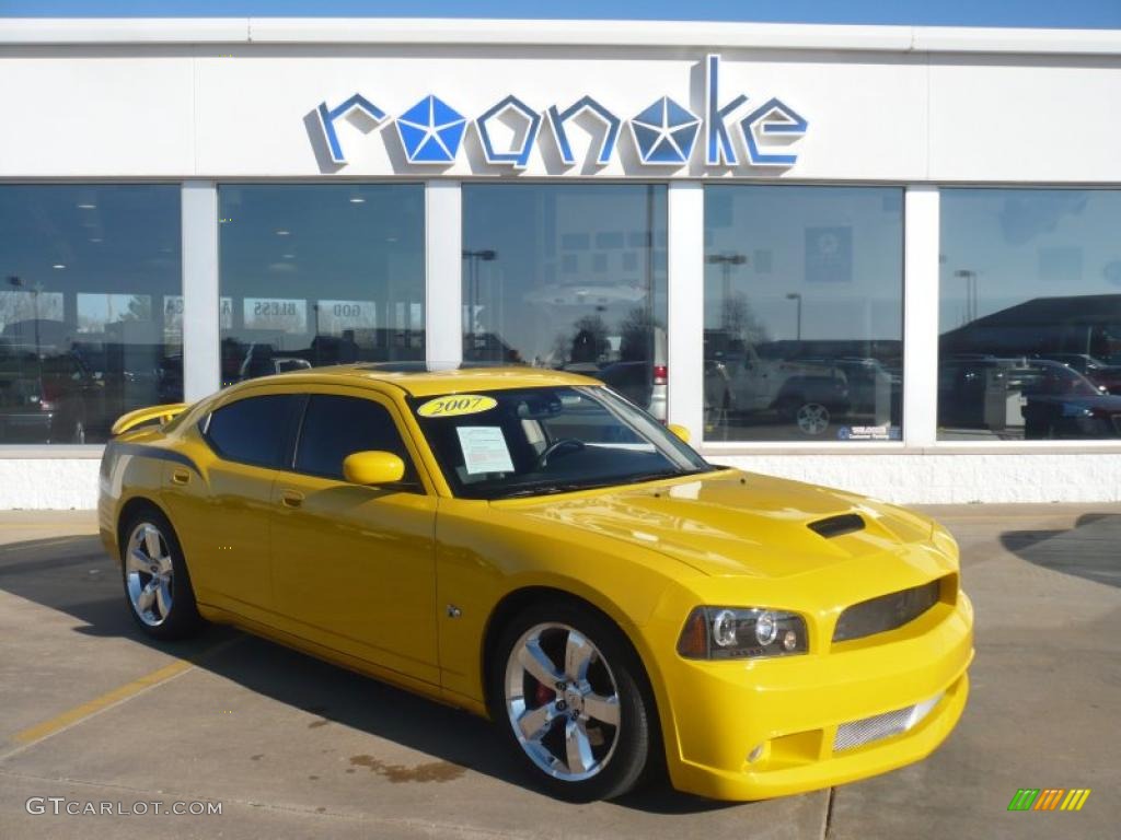 Detonator Yellow Clearcoat Dodge Charger