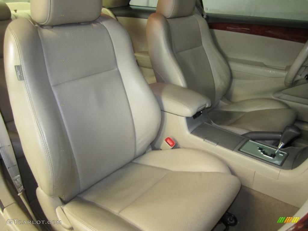 Ivory Interior 2006 Toyota Solara SLE V6 Coupe Photo #40763519