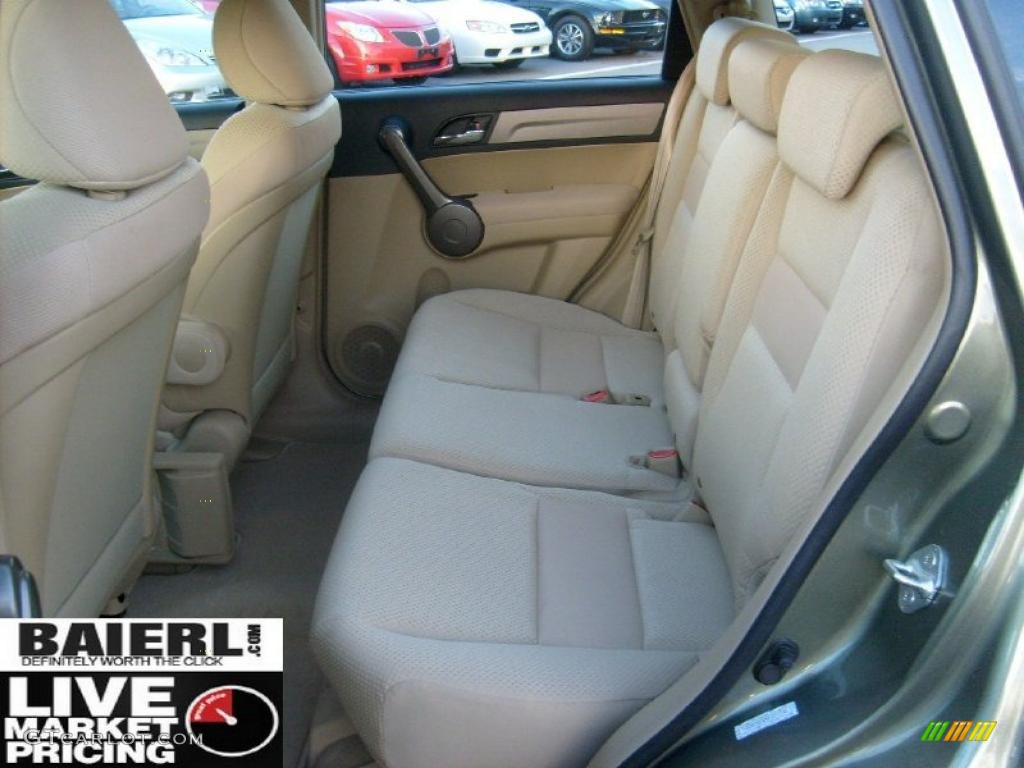 2008 CR-V LX 4WD - Green Tea Metallic / Ivory photo #13