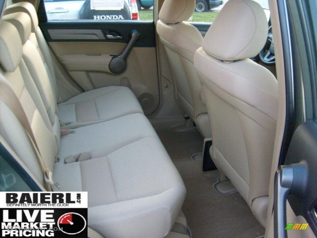 2008 CR-V LX 4WD - Green Tea Metallic / Ivory photo #16