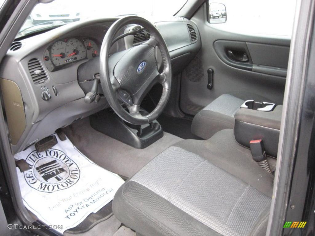 Dark Graphite Interior 2003 Ford Ranger XLT SuperCab Photo #40764503