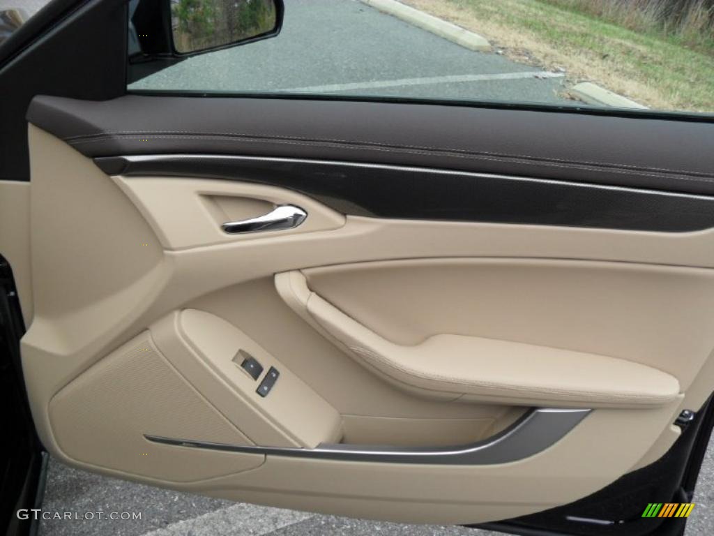 2011 Cadillac CTS 3.6 Sedan Cashmere/Cocoa Door Panel Photo #40764591
