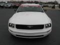 2007 Performance White Ford Mustang V6 Deluxe Coupe  photo #2
