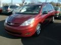 2007 Salsa Red Pearl Toyota Sienna LE  photo #3