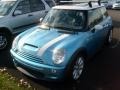 2004 Electric Blue Metallic Mini Cooper S Hardtop  photo #2