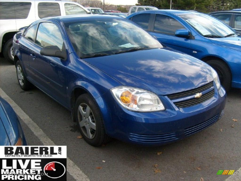 2007 Cobalt LS Coupe - Pace Blue / Gray photo #1