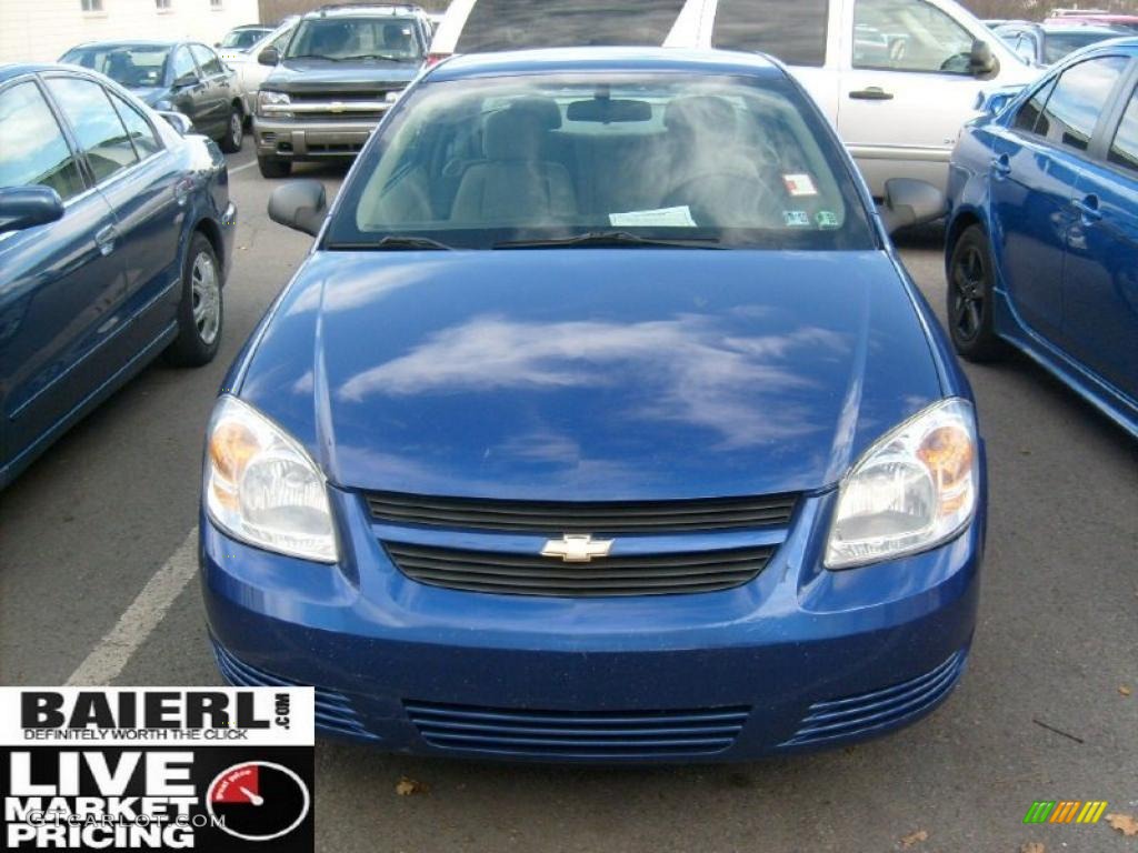 2007 Cobalt LS Coupe - Pace Blue / Gray photo #2