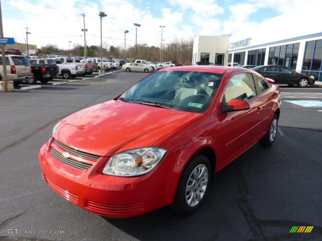 Victory Red 2010 Chevrolet Cobalt XFE Coupe Exterior Photo #40766475