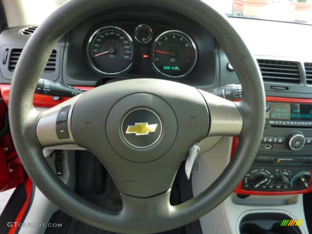 2010 Chevrolet Cobalt XFE Coupe Gray Steering Wheel Photo #40766595