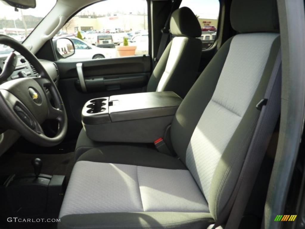 2009 Silverado 1500 LS Extended Cab 4x4 - Black / Dark Titanium photo #7
