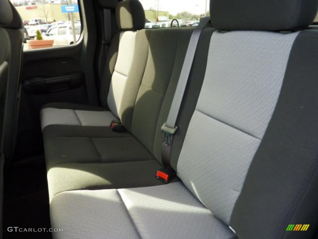 2009 Silverado 1500 LS Extended Cab 4x4 - Black / Dark Titanium photo #8