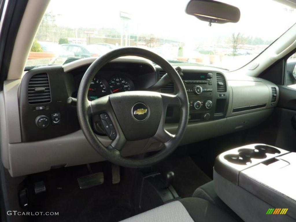 2009 Chevrolet Silverado 1500 LS Extended Cab 4x4 Dark Titanium Dashboard Photo #40766863