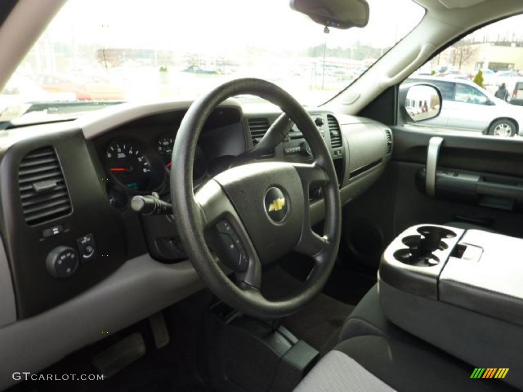 2009 Silverado 1500 LS Extended Cab 4x4 - Black / Dark Titanium photo #16