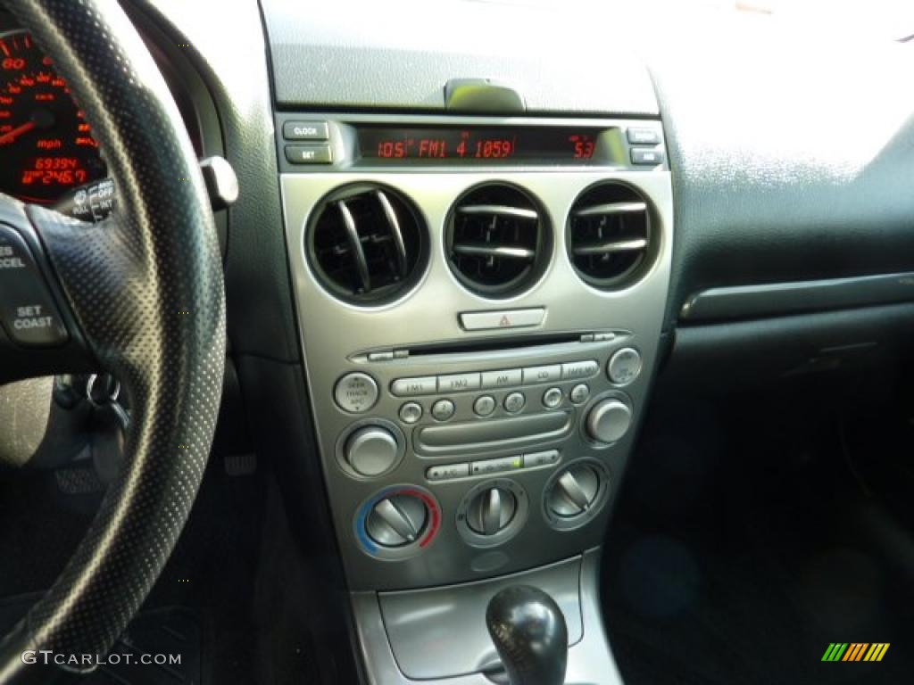 2003 MAZDA6 i Sedan - Sonic Blue Pearl / Black photo #9