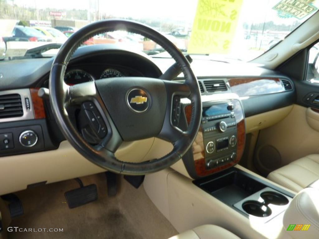 2008 Silverado 1500 LTZ Extended Cab 4x4 - Summit White / Light Cashmere/Ebony Accents photo #14