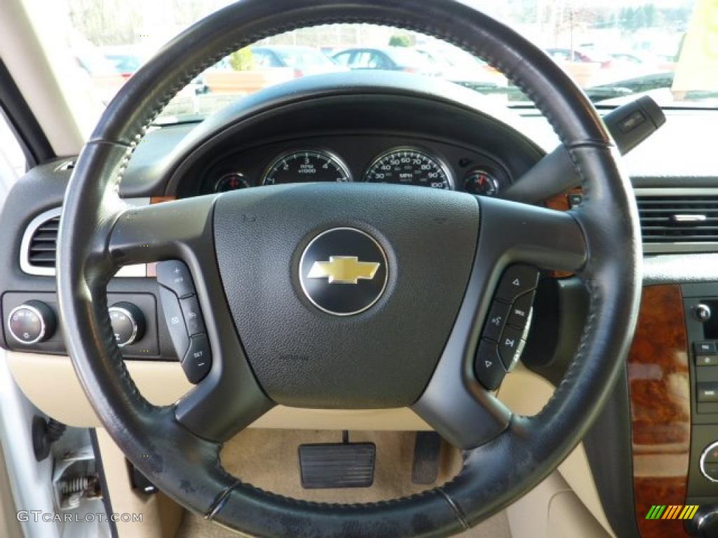 2008 Silverado 1500 LTZ Extended Cab 4x4 - Summit White / Light Cashmere/Ebony Accents photo #17