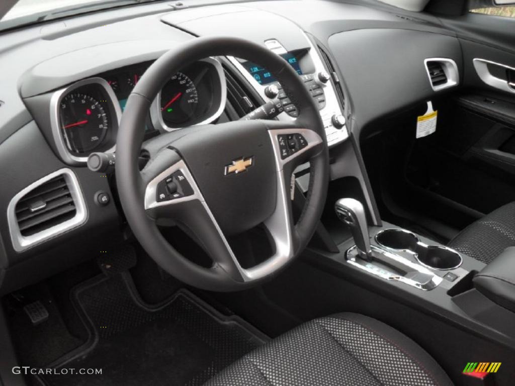 Jet Black Interior 2011 Chevrolet Equinox LT Photo #40769799