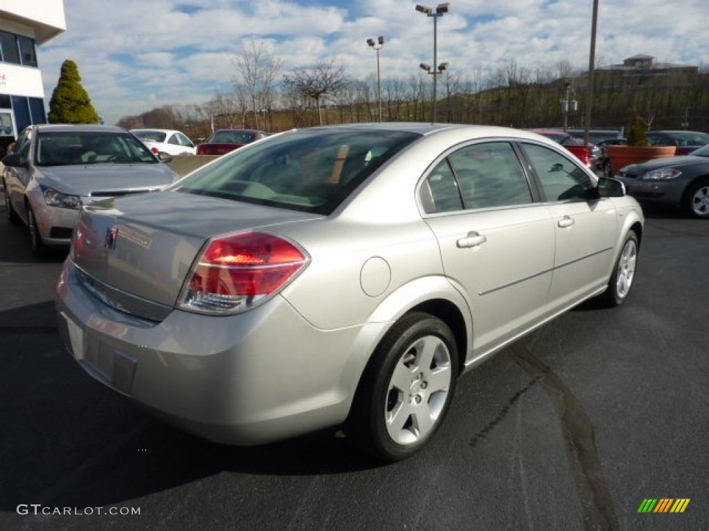 2008 Aura XE - Silver Pearl / Gray photo #3