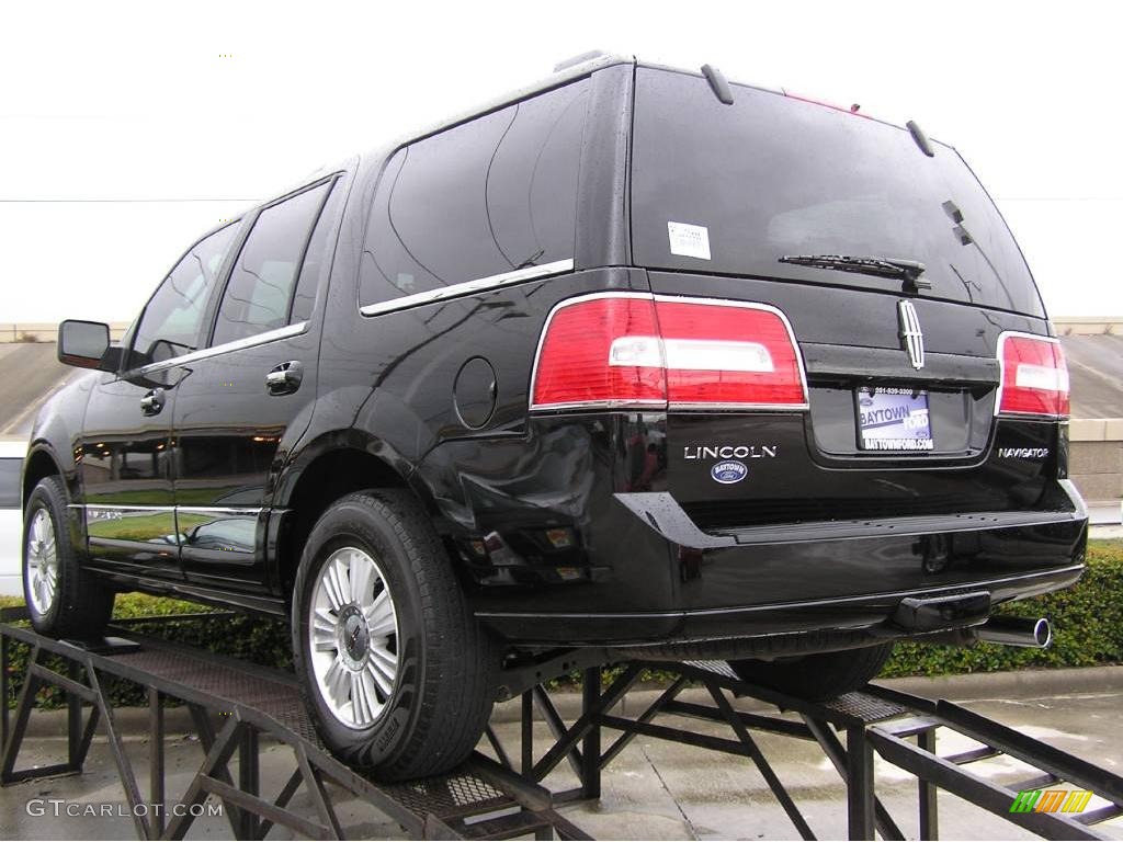 2007 Navigator Luxury - Black / Camel photo #3