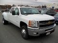 Summit White - Silverado 3500HD LTZ Crew Cab 4x4 Dually Photo No. 5