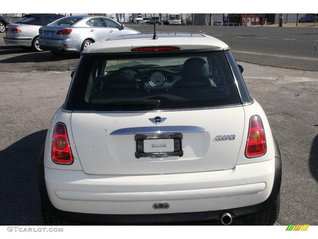 2004 Cooper Hardtop - Pepper White / Panther Black photo #6