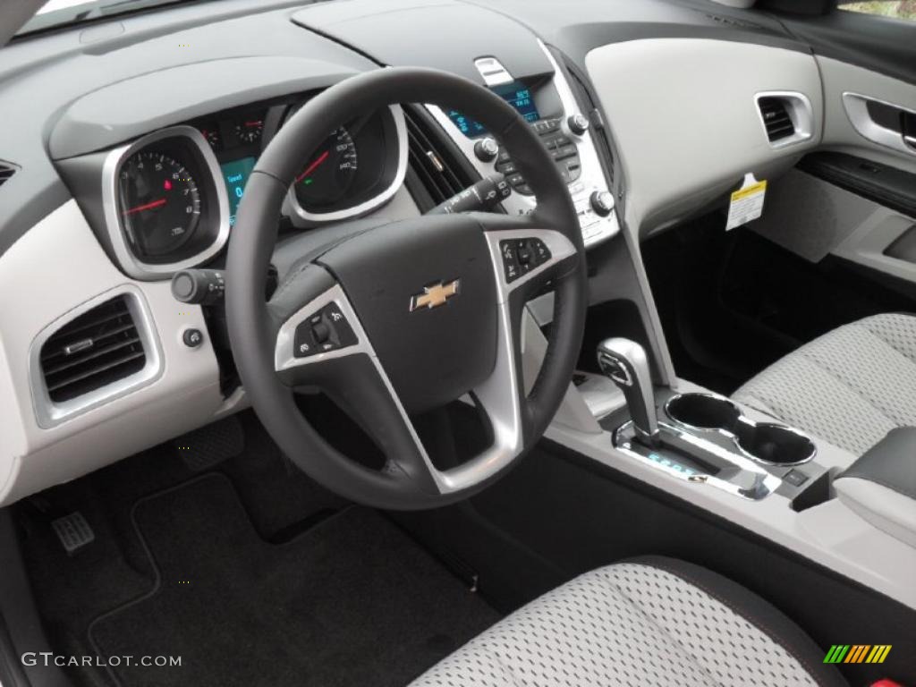 Light Titanium Jet Black Interior 2011 Chevrolet Equinox Ls