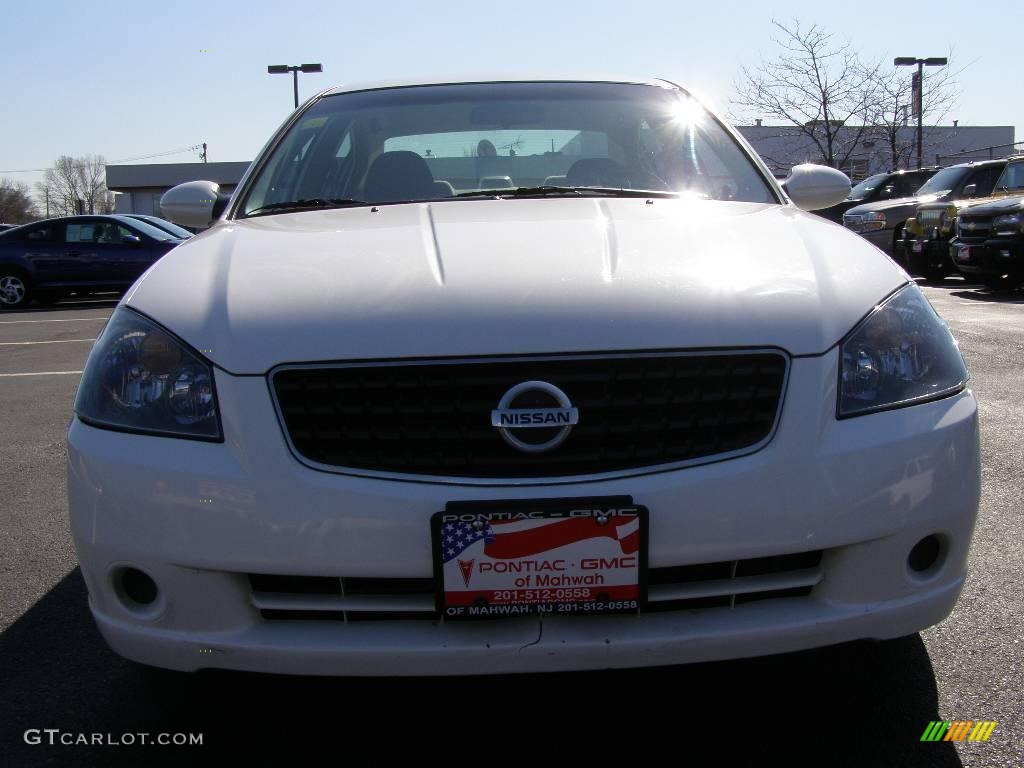 2006 Altima 2.5 S Special Edition - Satin White Pearl / Blond photo #2