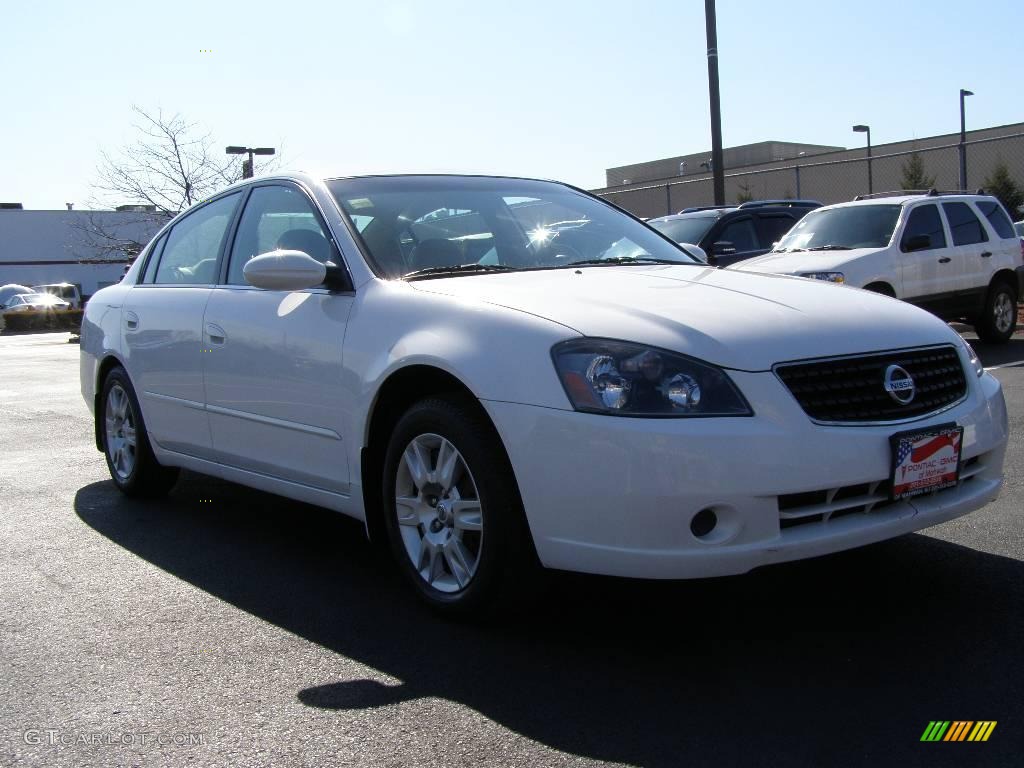 2006 Altima 2.5 S Special Edition - Satin White Pearl / Blond photo #3