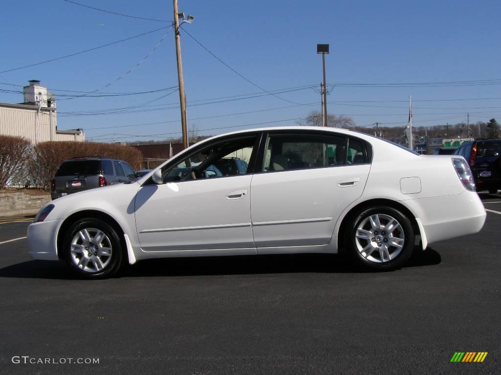 2006 Altima 2.5 S Special Edition - Satin White Pearl / Blond photo #4