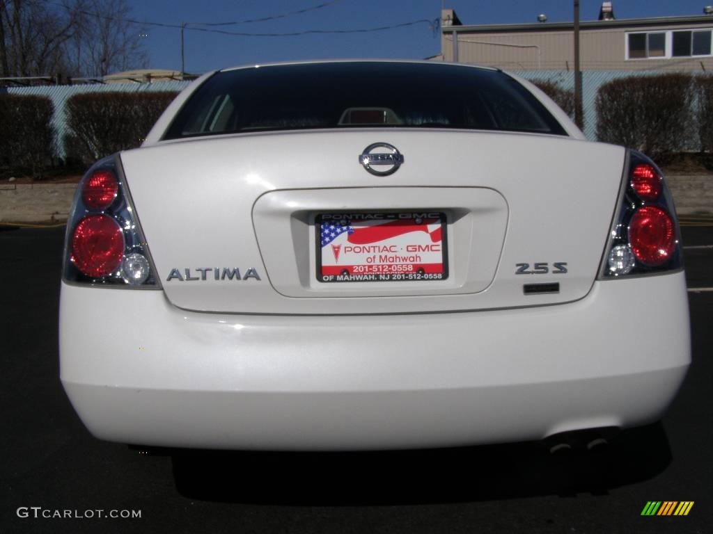 2006 Altima 2.5 S Special Edition - Satin White Pearl / Blond photo #8
