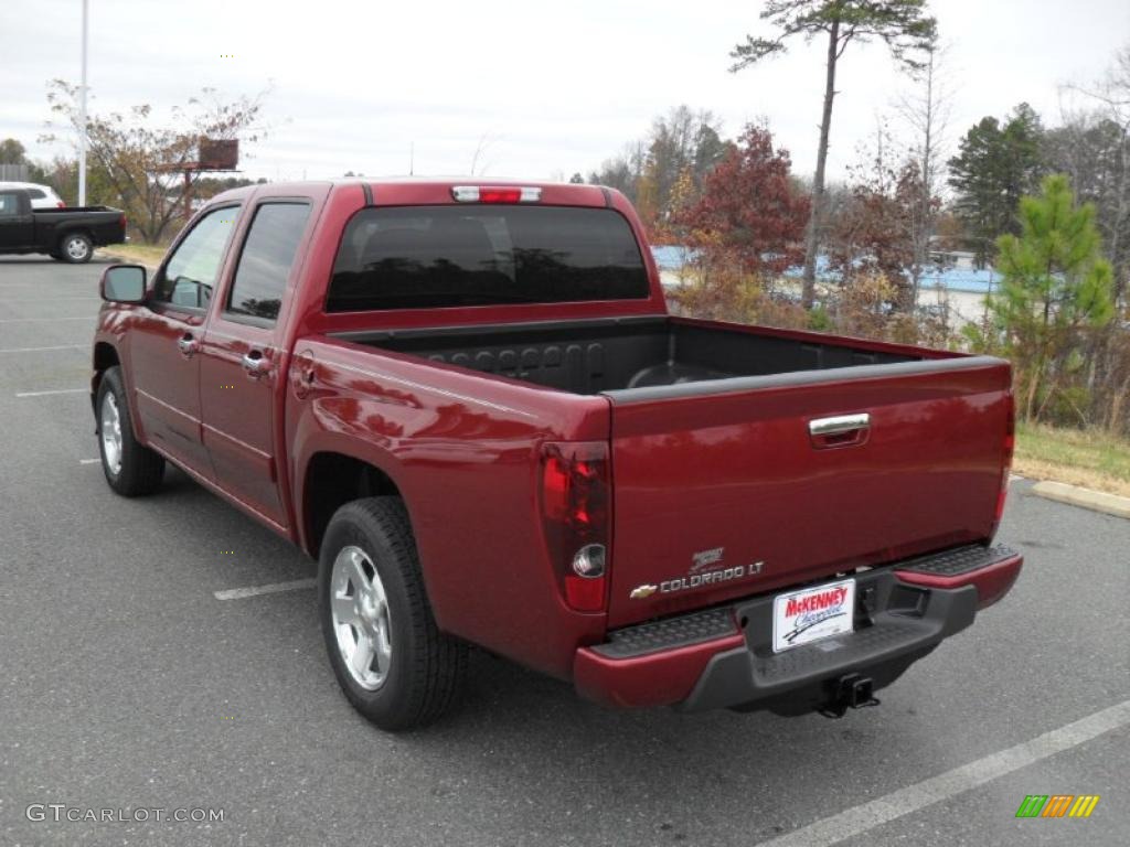 Cardinal Red Metallic 2011 Chevrolet Colorado LT Crew Cab Exterior Photo #40772771