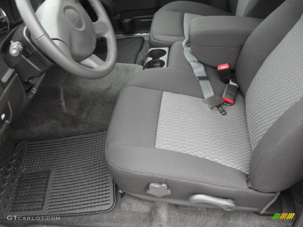 Ebony Interior 2011 Chevrolet Colorado LT Crew Cab Photo #40772859