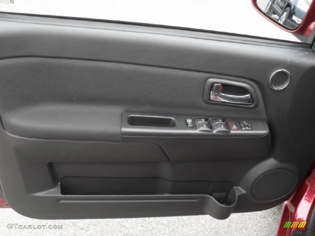 2011 Chevrolet Colorado LT Crew Cab Ebony Door Panel Photo #40772867