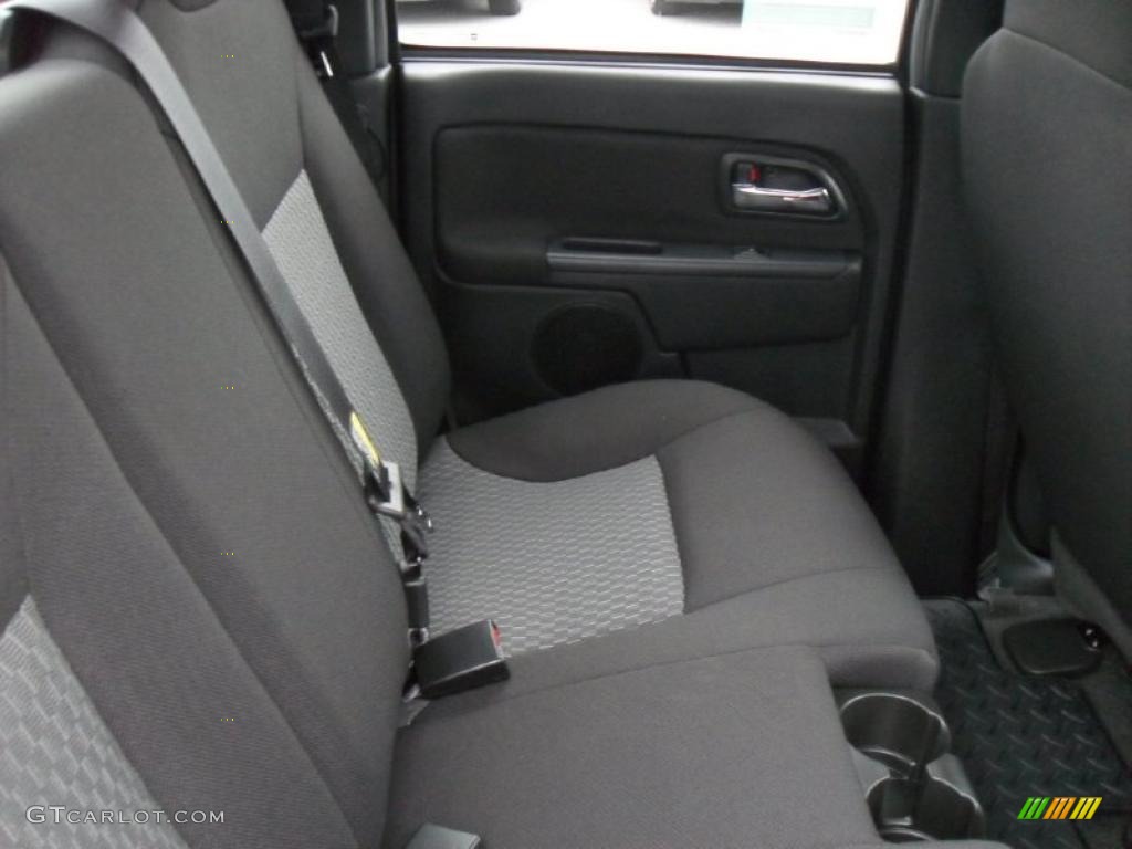 Ebony Interior 2011 Chevrolet Colorado LT Crew Cab Photo #40773067