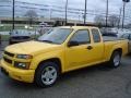 Yellow 2004 Chevrolet Colorado LS Extended Cab Exterior
