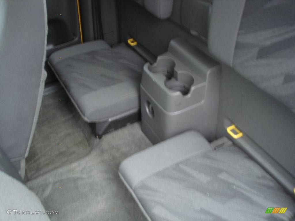 Very Dark Pewter Interior 2004 Chevrolet Colorado LS Extended Cab Photo #40773895