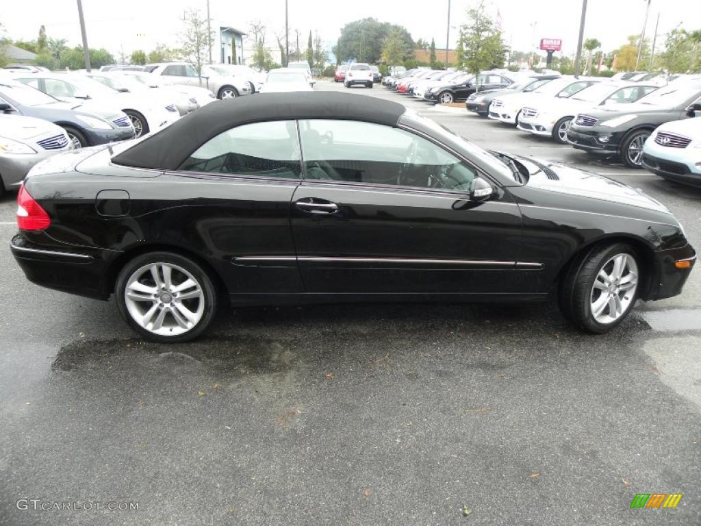 Black 2008 Mercedes-Benz CLK 350 Cabriolet Exterior Photo #40775371