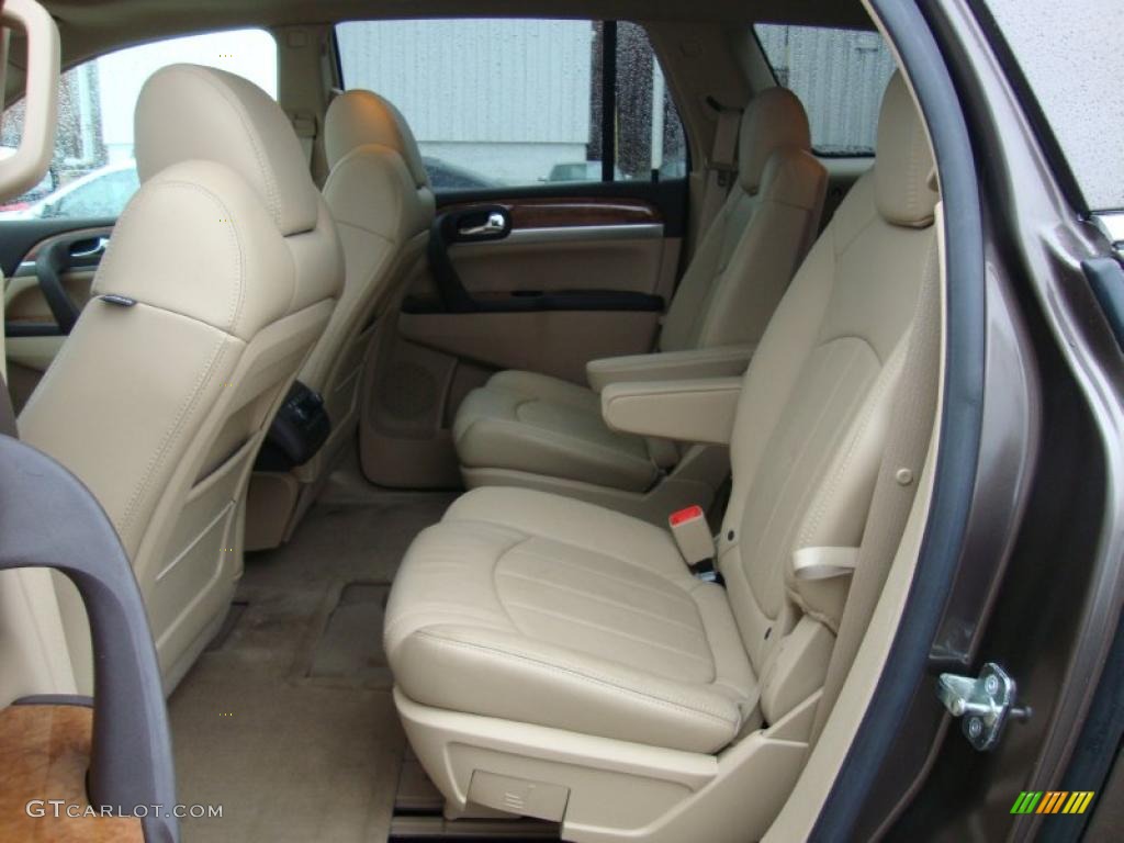 2008 Enclave CXL AWD - Cocoa Metallic / Cashmere/Cocoa photo #28