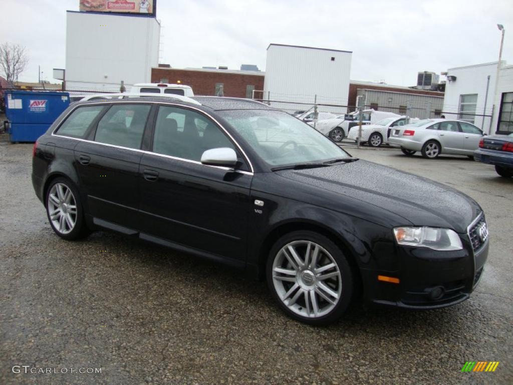 Brilliant Black 2007 Audi S4 4.2 quattro Avant Exterior Photo #40776051